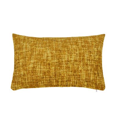 Kissenhülle Twist in Gold, B/H/L ca. 40x1x60 cm, in der Hauptansicht dargestellt.