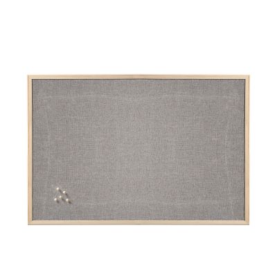 Zeller Pinboard; Farbe natur; Material Leinen/Kiefer; Maße ca. 60 × 80 cm.