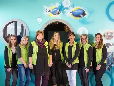 Team des Kinderlands von Möbel Gruber