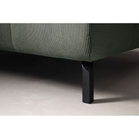 Detailaufnahme des Sofafußes und der Unterseite des Ecksofas