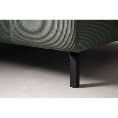 Detailaufnahme des Sofafußes und der Unterseite des Ecksofas