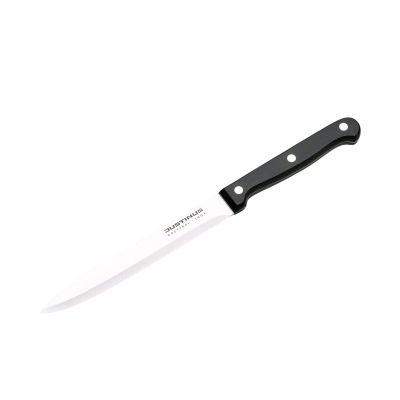 Schinkenmesser 15 cm Küchenchef: Schinkenmesser mit langer schmaler heller Klinge und schwarzem dreifach vernietetem Griff.