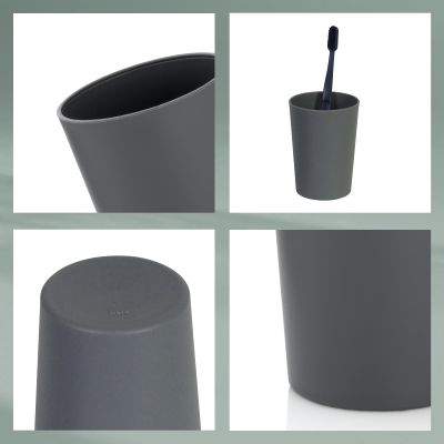 Becher Kela Marta Kunststoff grau 11,0cm 8,0cmØ