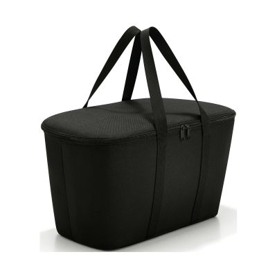 Schwarze Reisenthel Kühltasche mit Reißverschluss und langen Tragegriffen