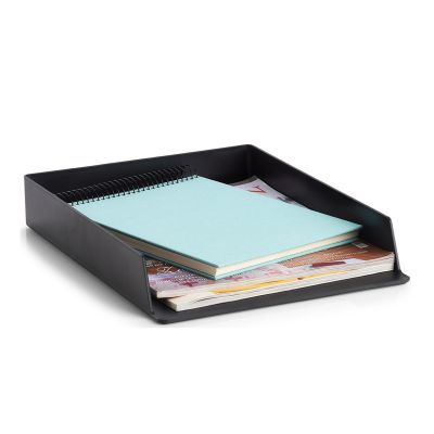 Alternative Produktansicht: Zeller Dokumentenablage; Farbe schwarz; Material Kunststoff; Maße ca. 24 × 32,5 × 5 cm.