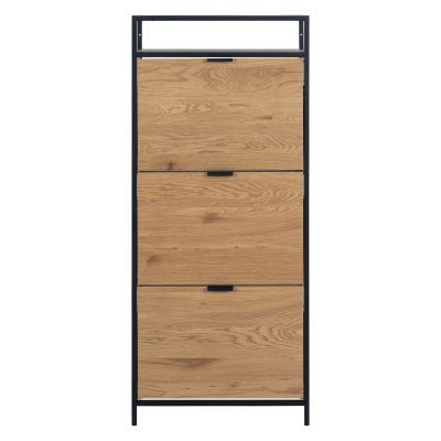 Schuhschrank in matt schwarz