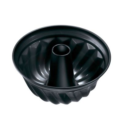 Schwarze Gugelhupfform 22 cm mit Mittelrohr