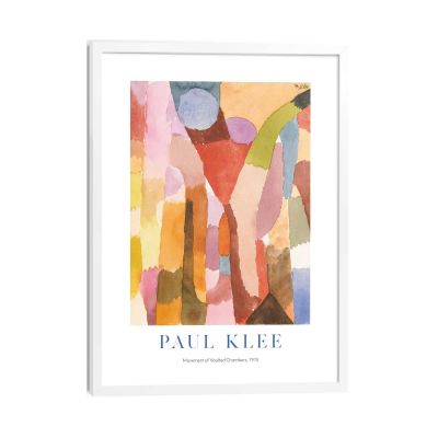 Frontansicht des Wandbilds „Paul Klee Colours I“ in Mehrfarbig, Größe 50 × 70 cm; das vollständige Motiv ist zu sehen.