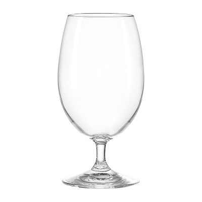 Klassisches Universalglas mit kurzem Stiel und bauchigem Kelch