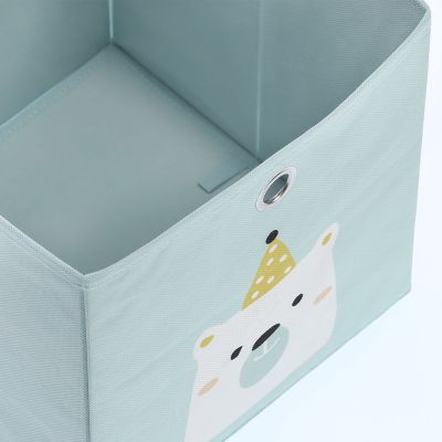 Alternative Ansicht: Zeller Aufbewahrungsbox "Icebear"; Farbe mint; Material Vlies; Maße ca. 28 × 28 × 28 cm.