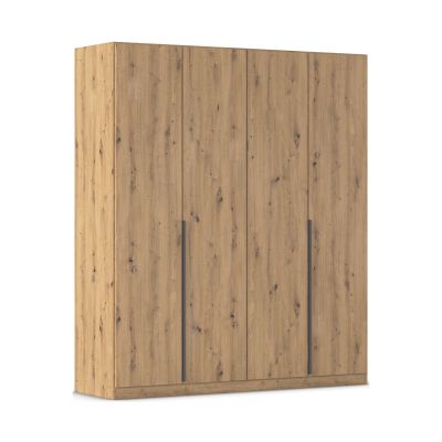 Drehtürenschrank 4-türig Dekor-Druck Eiche Artisan