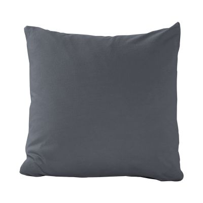 Kissenbezug anthrazit 100% Baumwolle 40 x 40