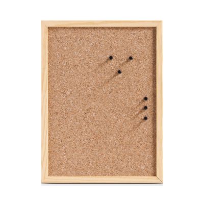 Zeller Pinboard; Farbe natur; Material Kork/Kiefer; Maße ca. 30 × 40 cm.