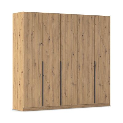 Drehtürenschrank 5-türig Dekor-Druck Eiche Artisan
