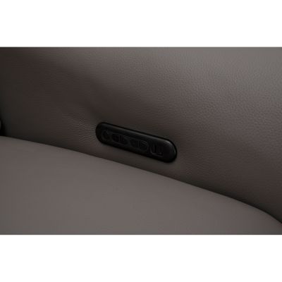 In die Sofaseite integriertes Bedienelement zur elektrischen Verstellung der Sitzposition