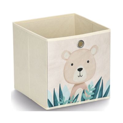 Zeller Aufbewahrungsbox "Koala"; Farbe beige; Material Vlies; Maße ca. 28 × 28 × 28 cm.
