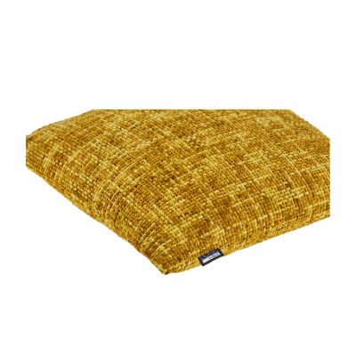 Kissenhülle Twist in Gold, B/H/L ca. 40x1x60 cm, in einer dritten Ansicht dargestellt.